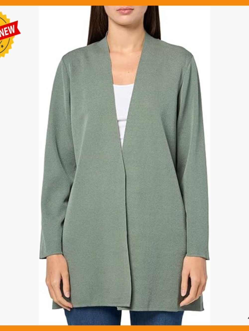 Soft Nappa Cardigan with Front Tie Detail, Perfect Layering Piece